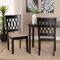 Baxton Studio Florencia Modern Beige Fabric and Espresso Brown Finished Wood 2-Piece Dining Chair Set 231-2PC-13206-ZORO - alternate 3